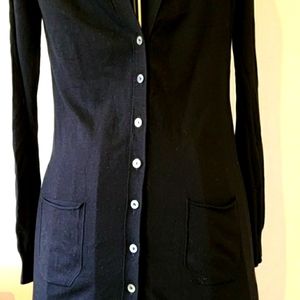 New cashmere-like long cardigan